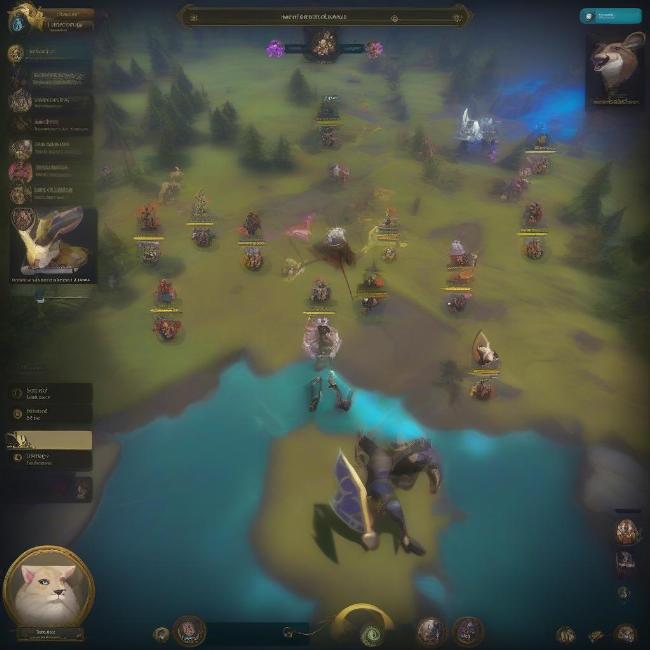 Trận đấu online multiplayer trong Armello