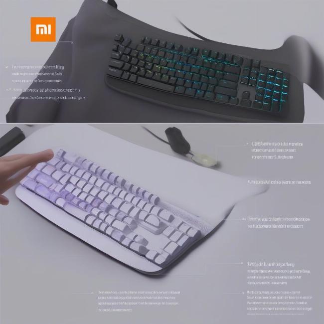 Cách vệ sinh bàn phím cơ gaming Xiaomi RGB đúng cách