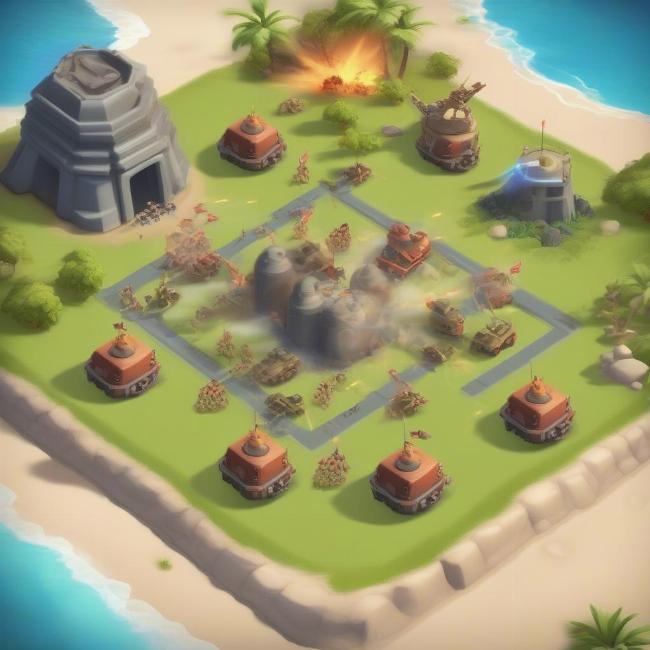 Boom Beach Mod Apk: Chiến thuật cơ bản