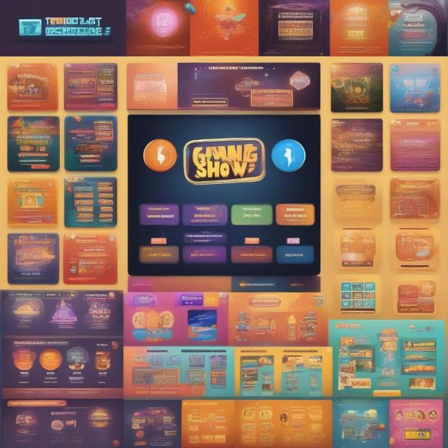 Các loại game show PowerPoint phổ biến như Rung chuông vàng, Ai là triệu phú