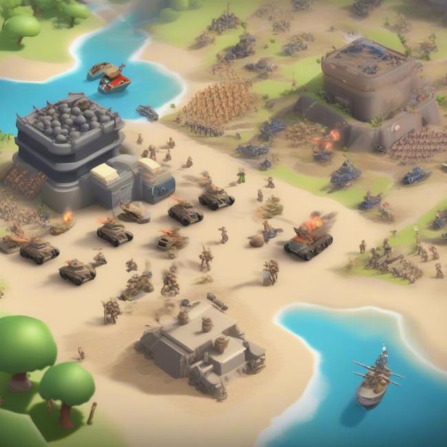 Chiến thuật tấn công hiệu quả trong Boom Beach