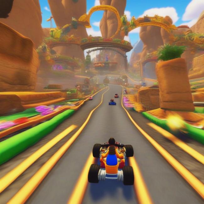 Crash Team Racing:  Game đua xe bom tấn đầy màu sắc