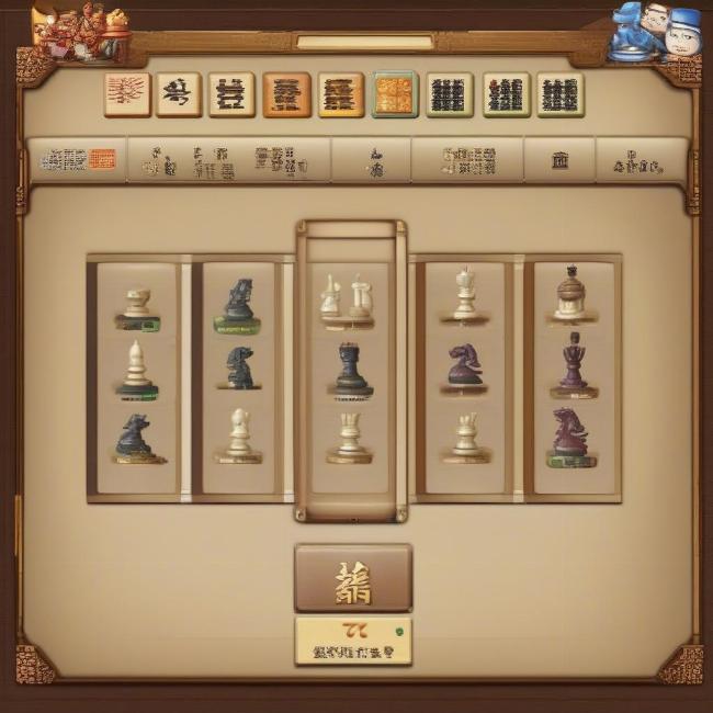 Giao diện game cờ tướng online