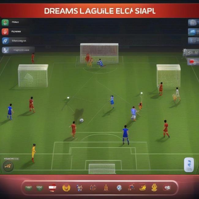 Hình ảnh game đá bóng Việt Nam Dream League Soccer