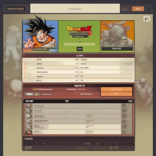 Giao diện chế độ chơi online trong game Goku Vs Zombie 8.0