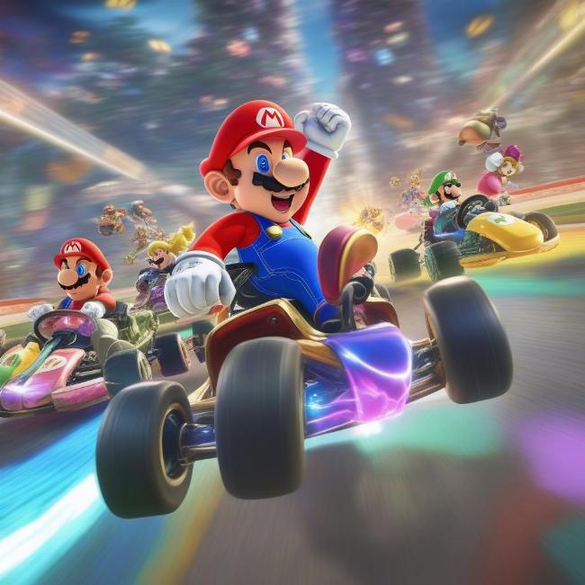 Game Mario Kart 8 Deluxe - Đua xe vui nhộn cùng bạn bè