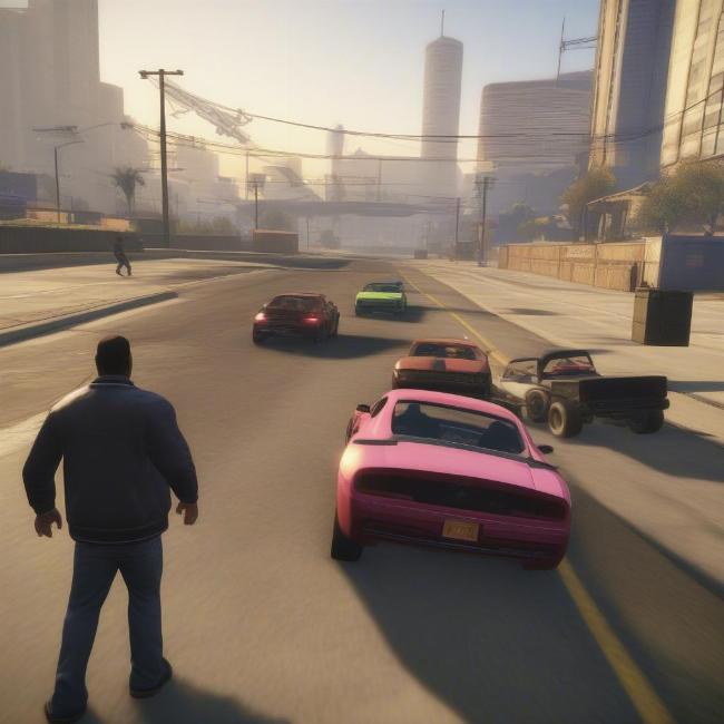 Chế độ chơi online GTA 5 trên PS4 với nhiều người chơi