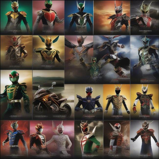 Các series Kamen Rider nổi tiếng khác