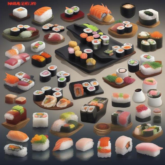 Lựa chọn game làm sushi Nhật Bản: Đa dạng thể loại, phù hợp mọi lứa tuổi