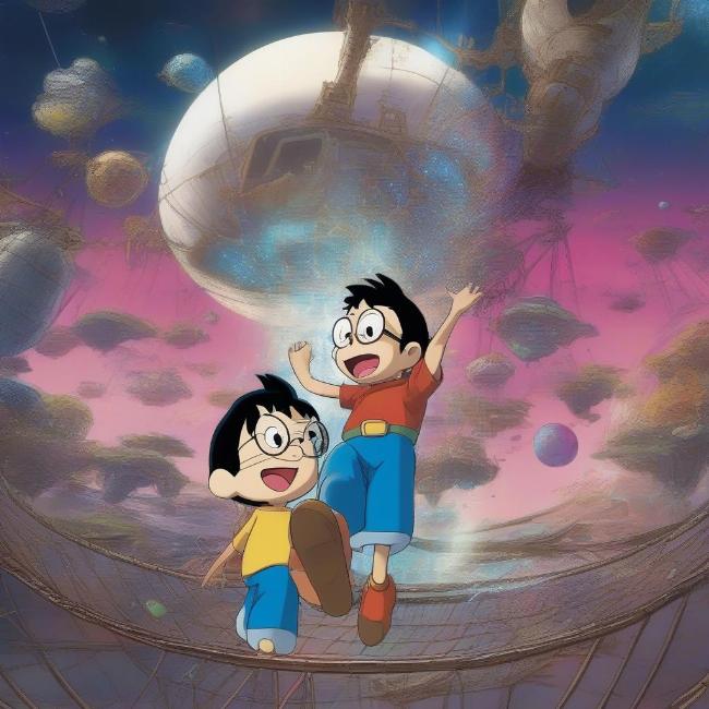 Nobita giải cứu Xuka khỏi cướp biển