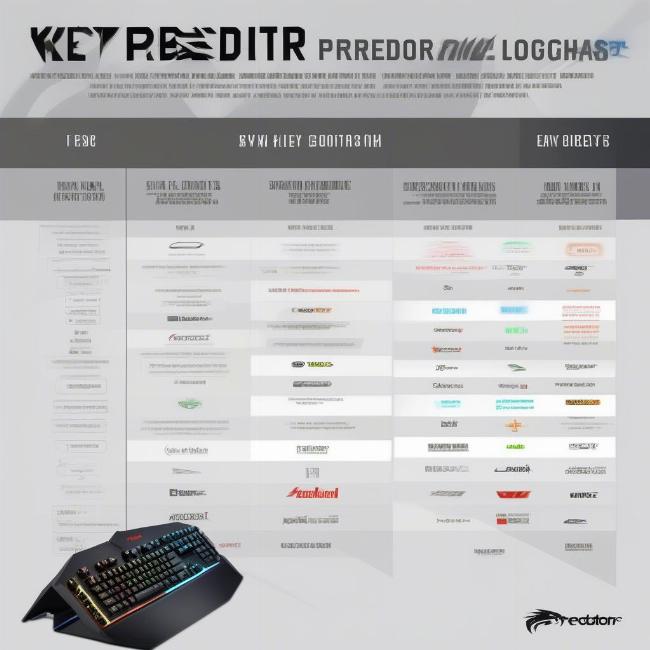 So sánh Predator Gaming Keyboard với các thương hiệu khác