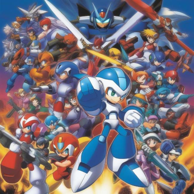 Rockman X8: Nhân vật và vũ khí đa dạng