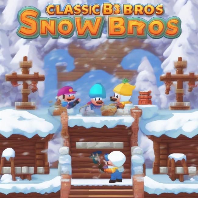 Snow Bros PC Gameplay Screenshot