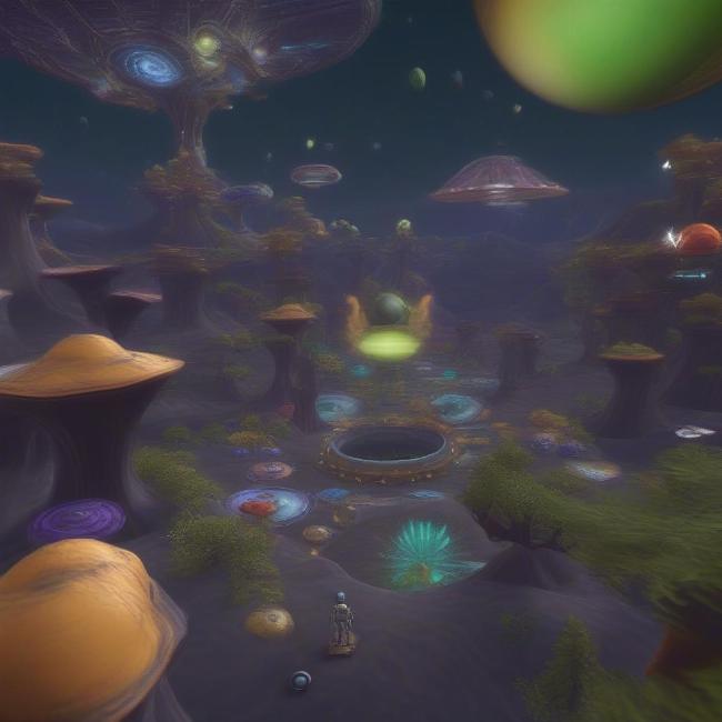 Spore Space Stage Exploration