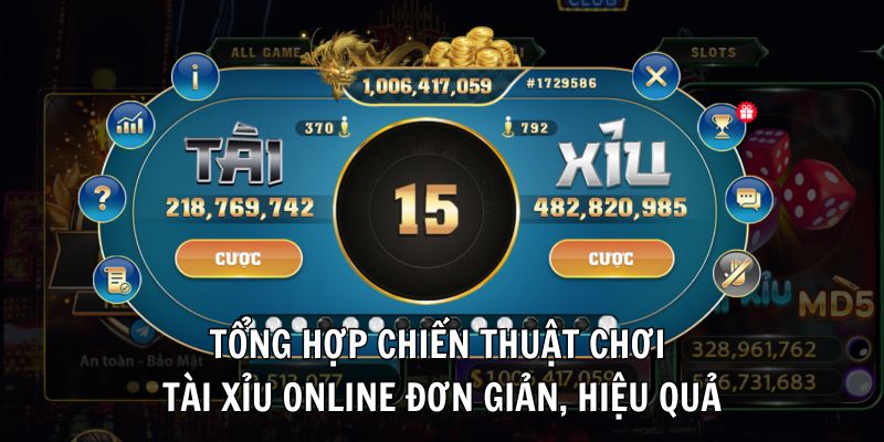 Tổng hợp chiến thuật chơi Tài xỉu online đơn giản, hiệu quả