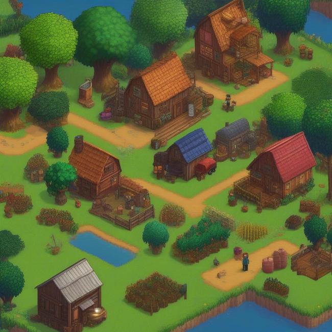 Thư giãn với cuộc sống nông trại trong Stardew Valley