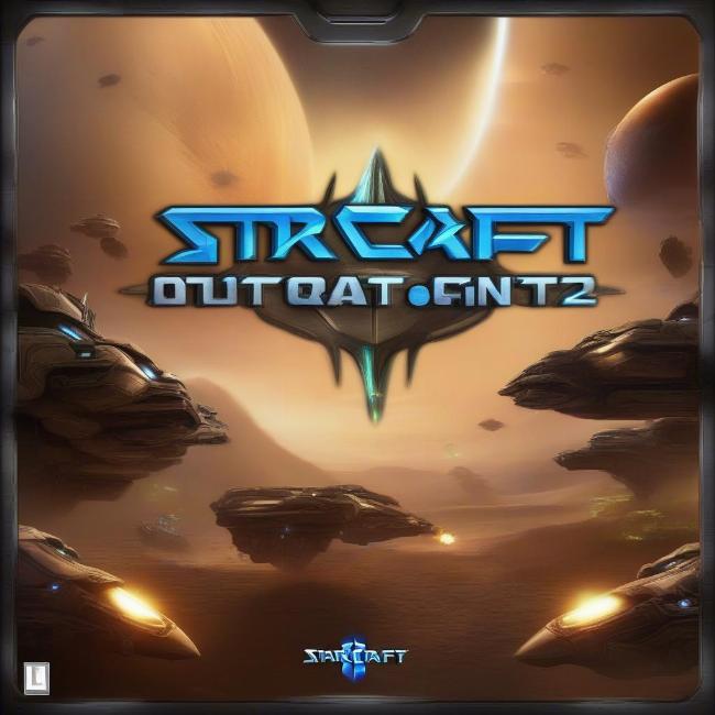 Giao diện chính game Starcraft 2 hiện đại và trực quan