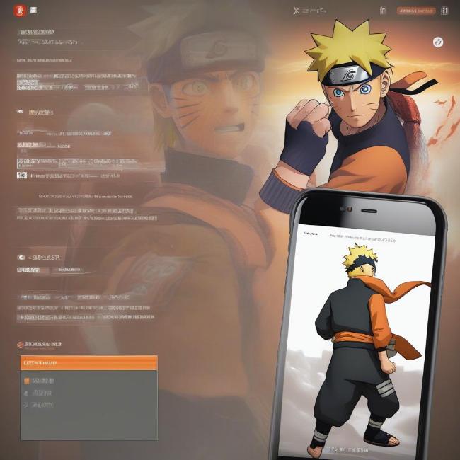 Hướng dẫn từng bước tải game Naruto song đấu trên điện thoại