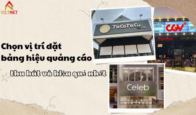 Các yếu tố cần xem xét khi chọn đơn vị làm bảng hiệu quảng cáo