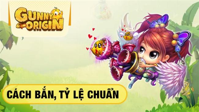 Mẹo chơi game Gunny Mini: Tính toán góc bắn và lực bắn chuẩn xác để có phát bắn thần công.