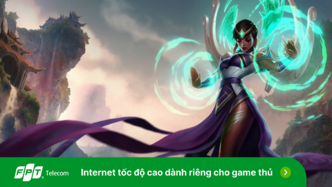 Game thủ đang tối ưu bảng ngọc tướng pháp sư trong Liên Minh Huyền Thoại