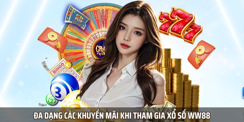 Đa dạng các khuyến mãi khi tham gia xổ số WW88 Đa dạng các khuyến mãi khi tham gia xổ số WW88