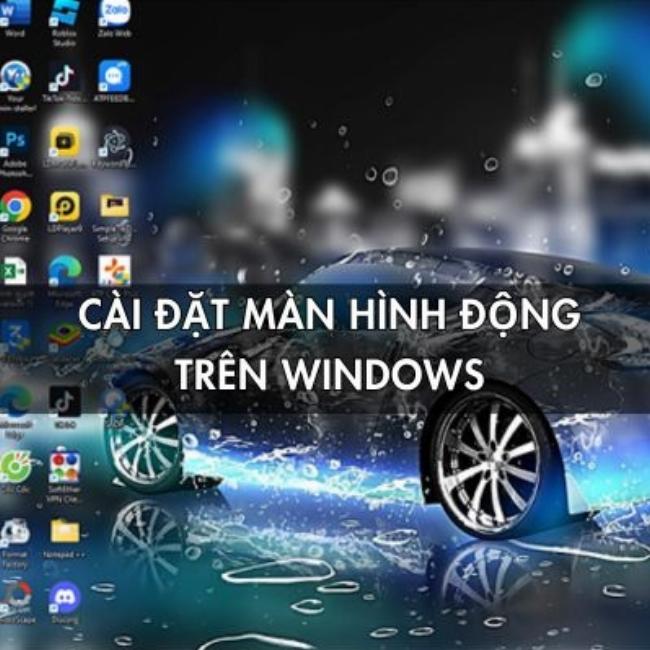 Kiểm tra hiệu năng hệ thống khi sử dụng gaming live wallpaper trên Windows 10