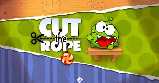 Một màn chơi thử thách trong game vui Om Nom với các vật thể phức tạp