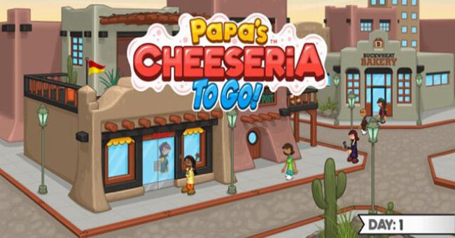 Minh họa các bước chơi và làm sandwich trong game Papa's Cheeseria