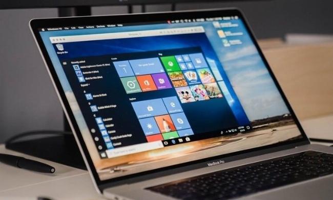 Giao diện công cụ Boot Camp Assistant trên MacBook giúp chuẩn bị cài Win 10