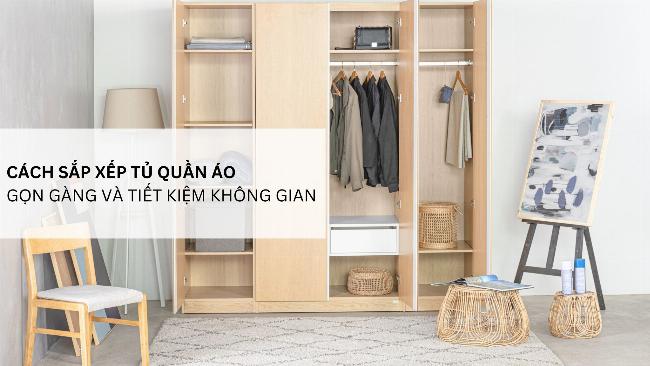 Cách gấp quần áo tiết kiệm không gian và giữ form dáng hiệu quả