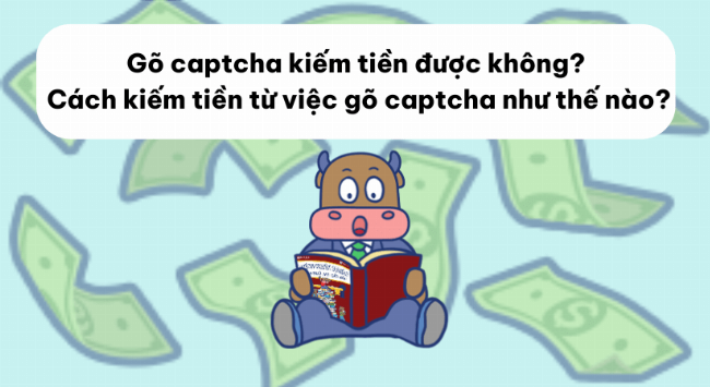 Biểu đồ tăng trưởng thu nhập hoặc tiền mặt từ công việc gõ captcha online