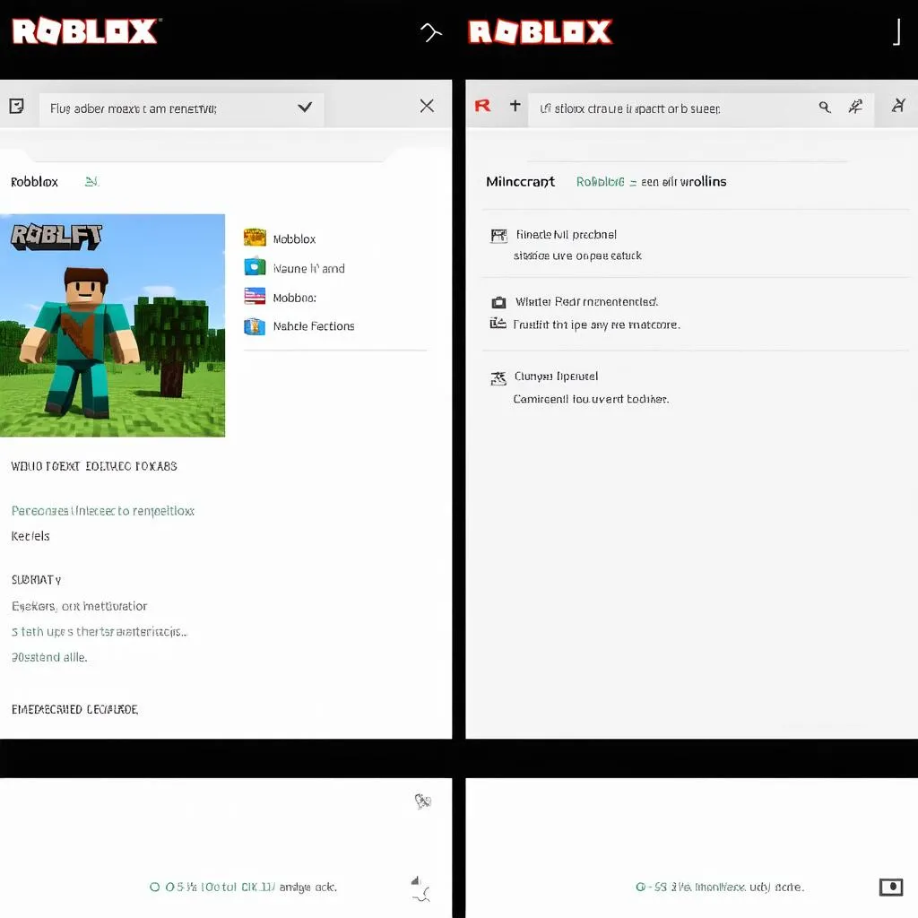 Roblox và Minecraft