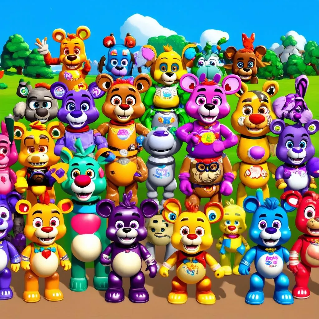 Các nhân vật trong FNaF World