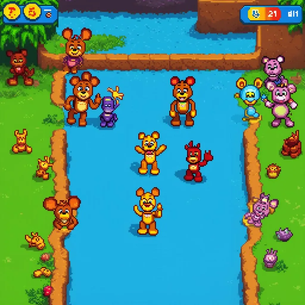 Gameplay FNaF World