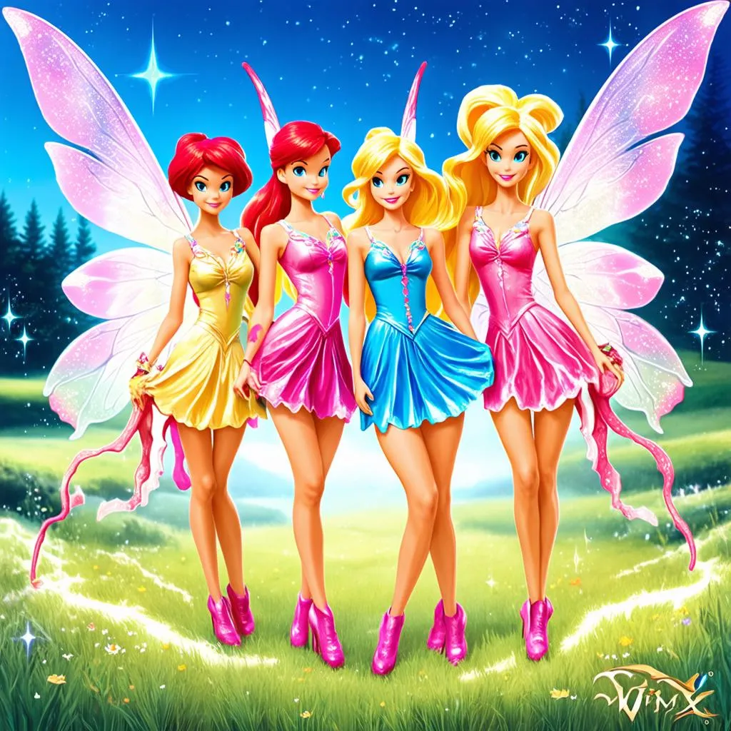 Những nàng tiên Winx xinh đẹp trong thế giới phép thuật