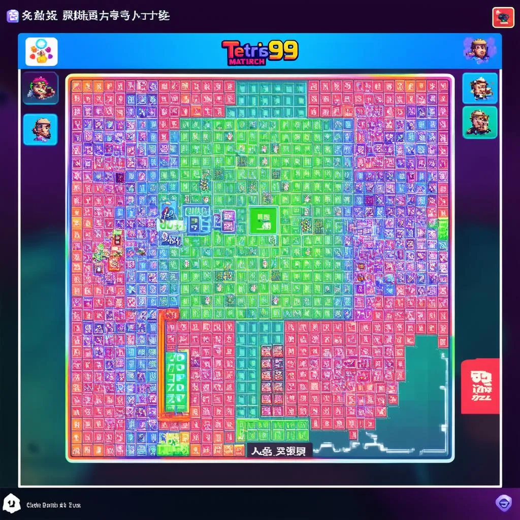 Gameplay Tetris 99