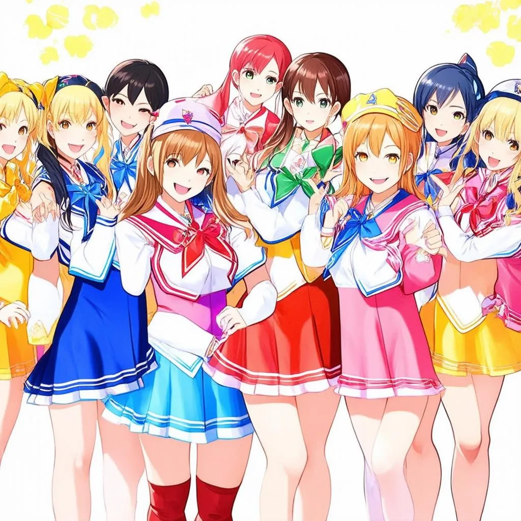 Aikatsu Stars Game Characters