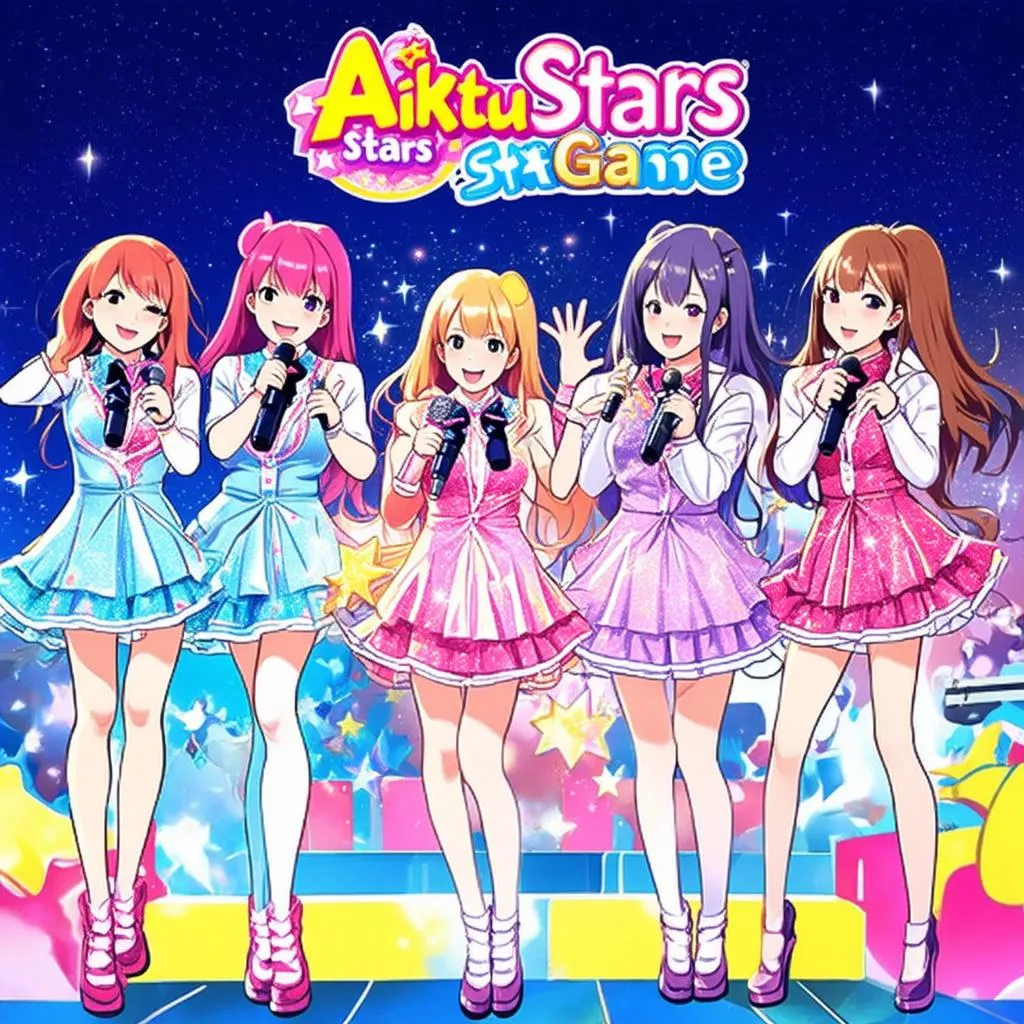 Aikatsu Stars Game Poster