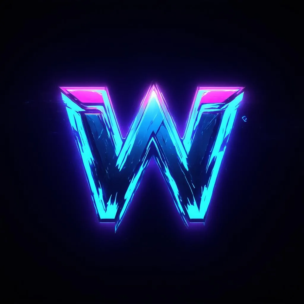 Logo Alan Walker neon