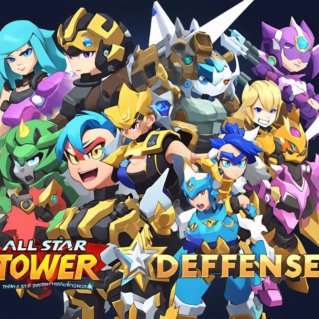 Characters in All Star Tower Defense