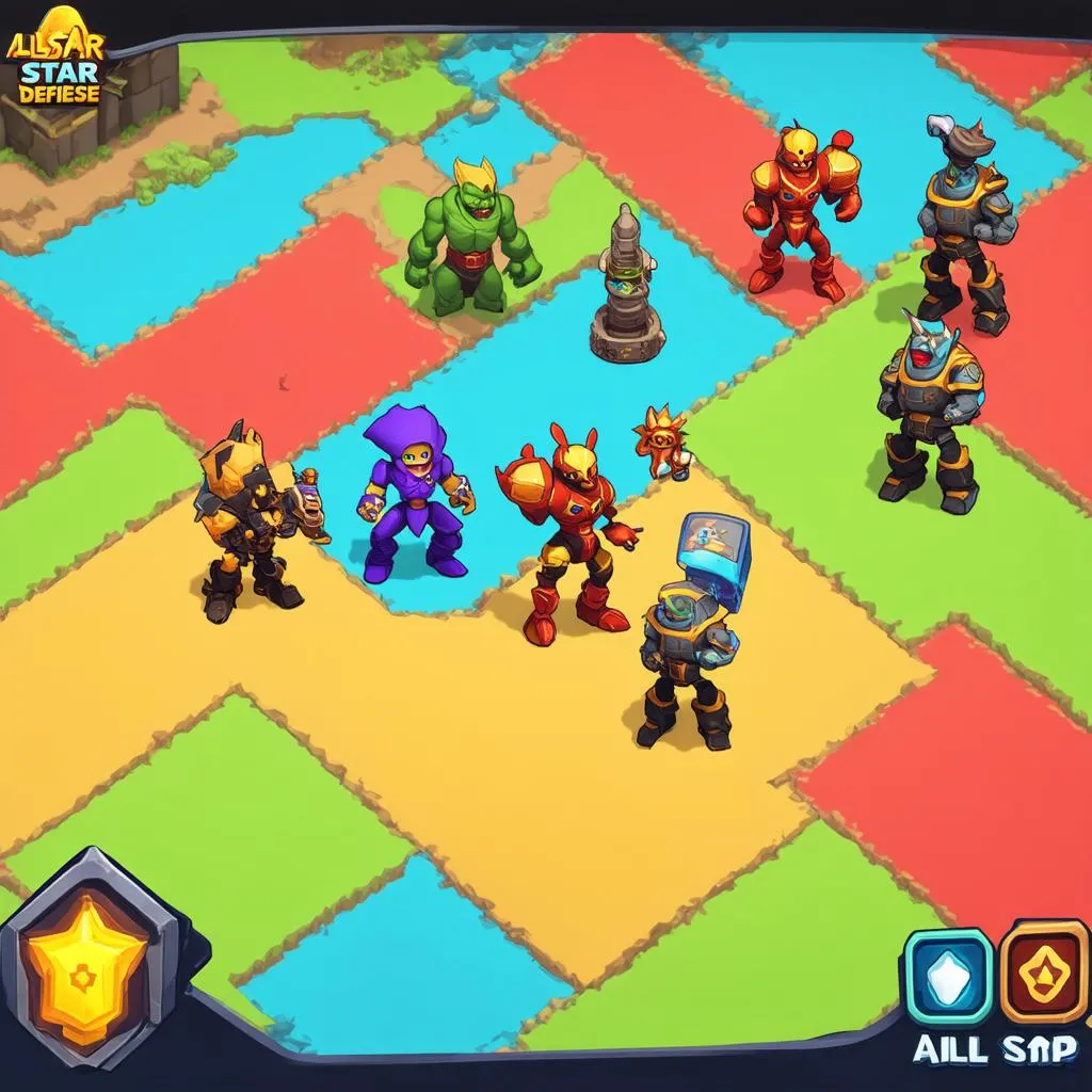 Gameplay All Star Tower Defense