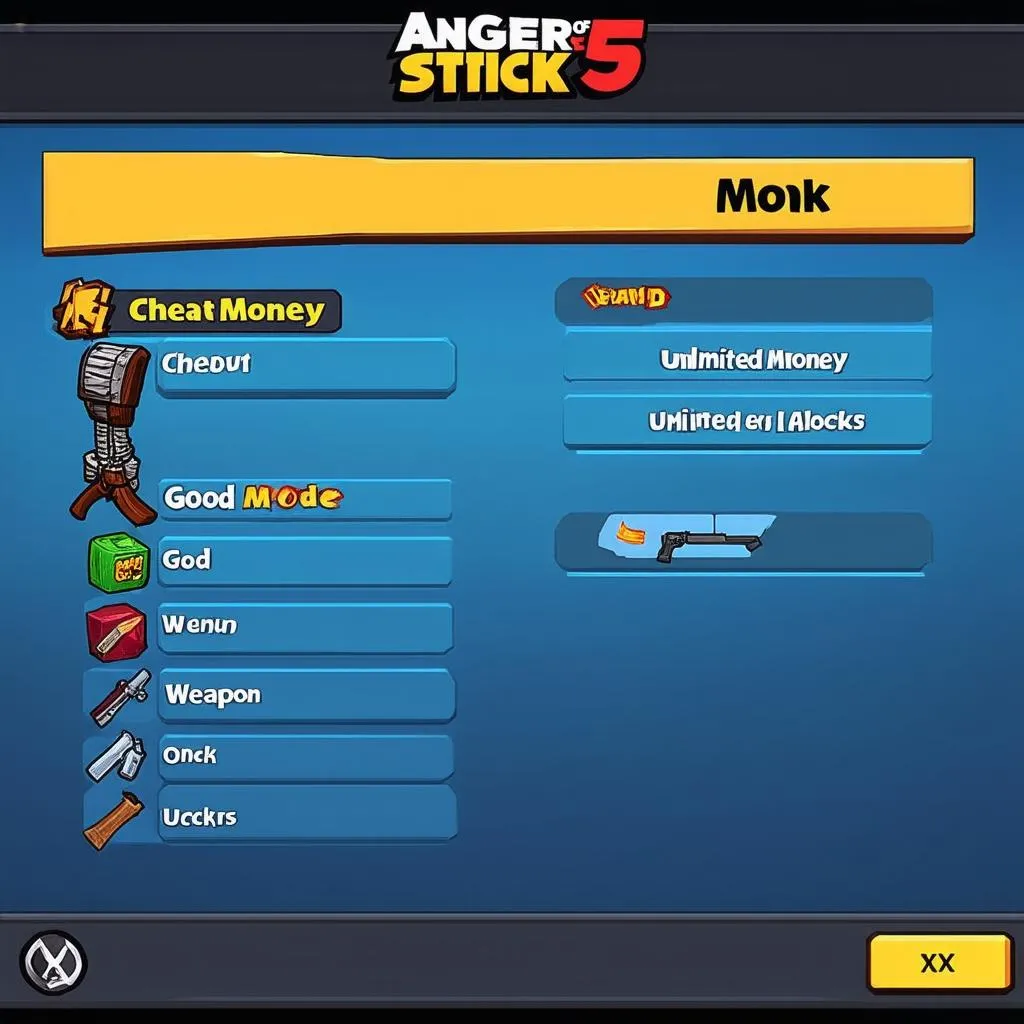 Anger of Stick 5 Mod Menu