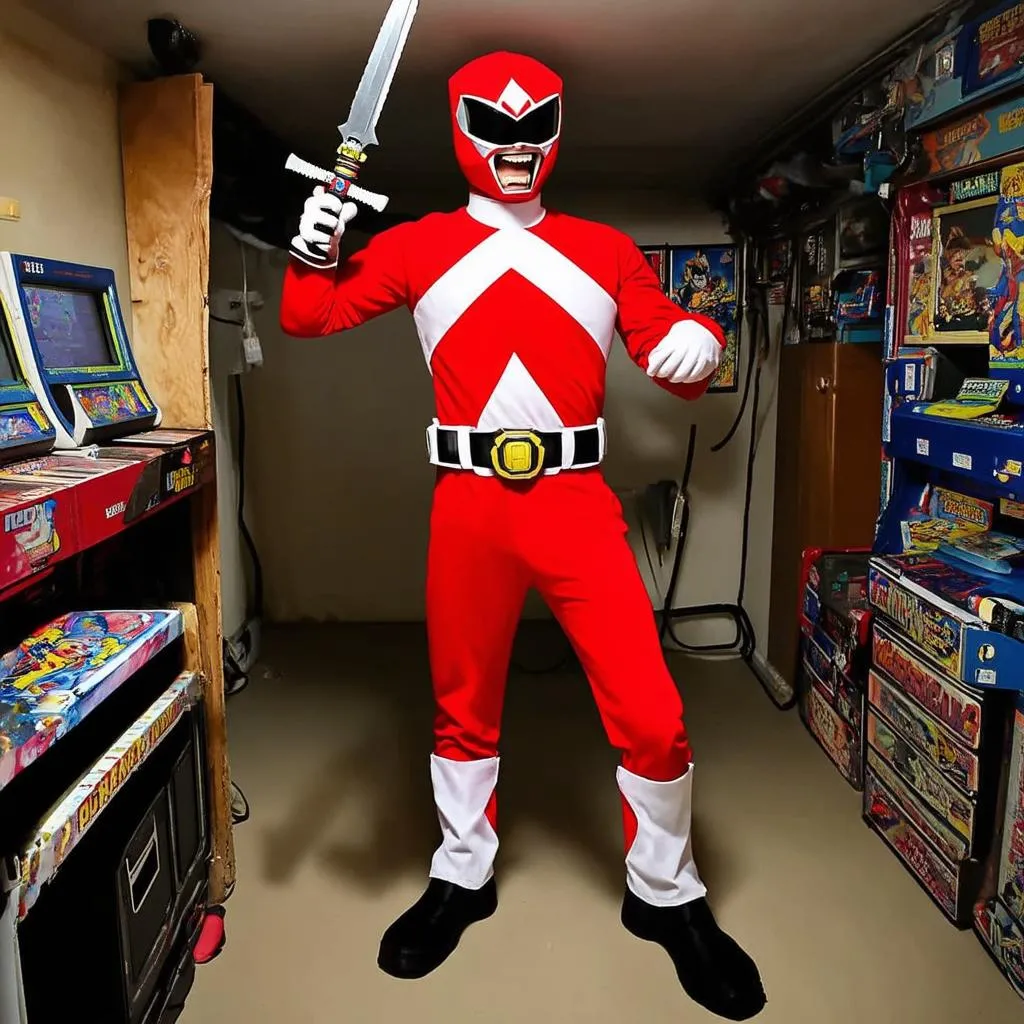 AVGN hóa thân thành Power Rangers