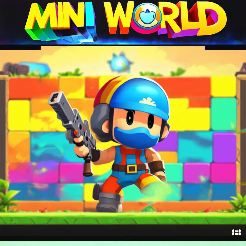 ảnh bìa youtube chủ đề game mini world