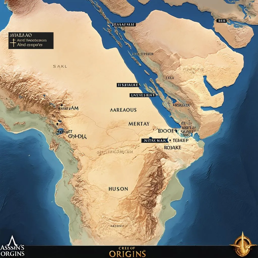 Bản đồ Assassin's Creed Origins