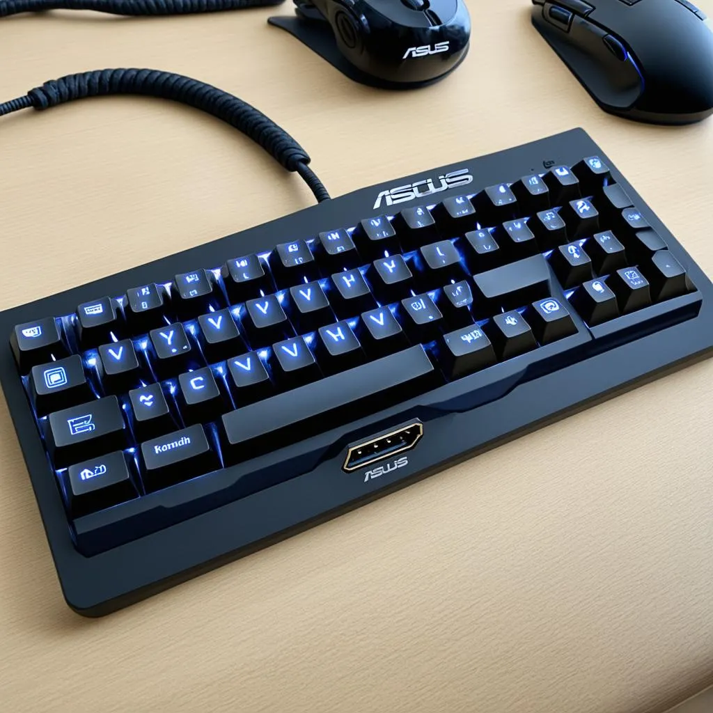 asus cerberus dual led color backlit gaming keyboard features