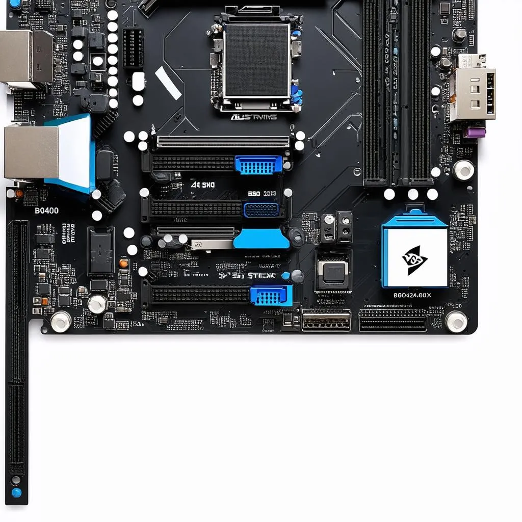 Cổng kết nối của bo mạch chủ Asus Strix B360 Gaming