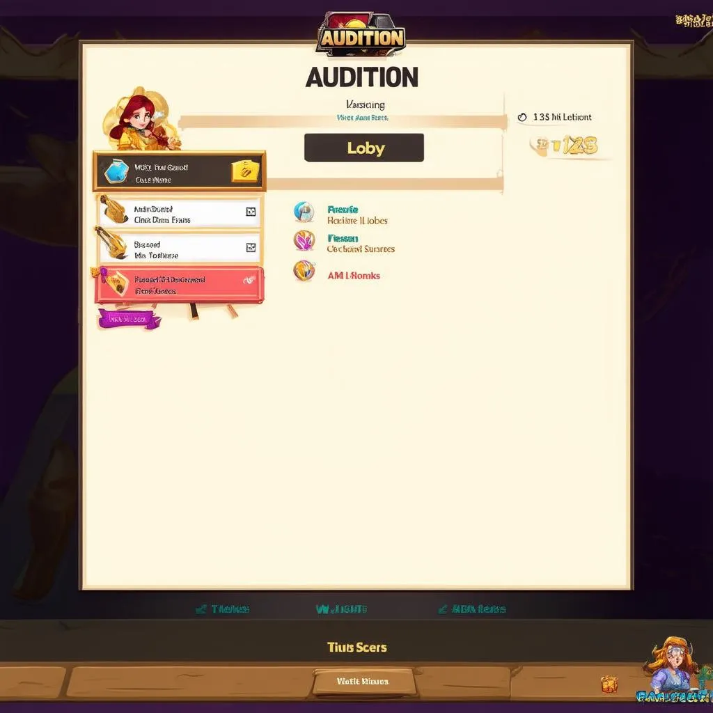 Audition Giao Diện Game