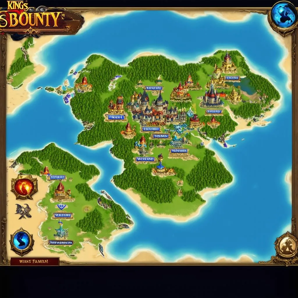 Bản đồ King's Bounty